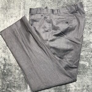 Alfani Wool Dress Pants Men 38x32 Grey